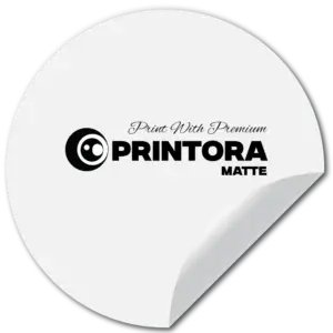 matte sticker label